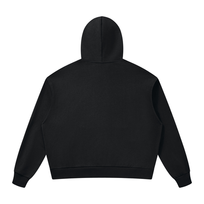 Unisex Drop Shoulder Full Zip Hoodie