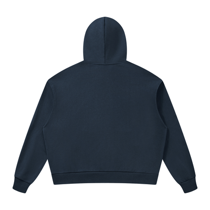 Unisex Drop Shoulder Full Zip Hoodie