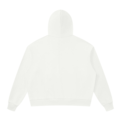 Unisex Drop Shoulder Full Zip Hoodie