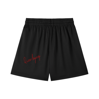 Mesh Drawstring Shorts