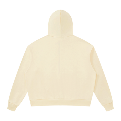Unisex Drop Shoulder Full Zip Hoodie